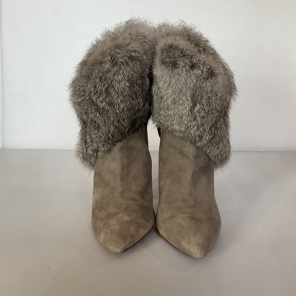 Schutz Suede Stiletto Ankle Boots Women's 8.5 - Picture 2 of 7